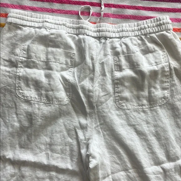 Talbots linen White Pants - Picture 7 of 14